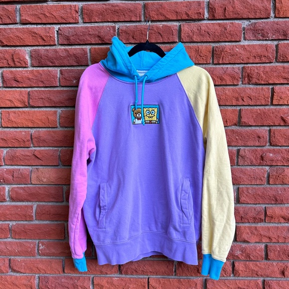Teddy Fresh Spongebob colourblock hoodie - Picture 7 of 10